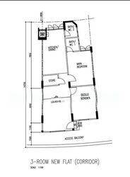 Blk 247 Jurong East Street 24 (Jurong East), HDB 3 Rooms #589154161